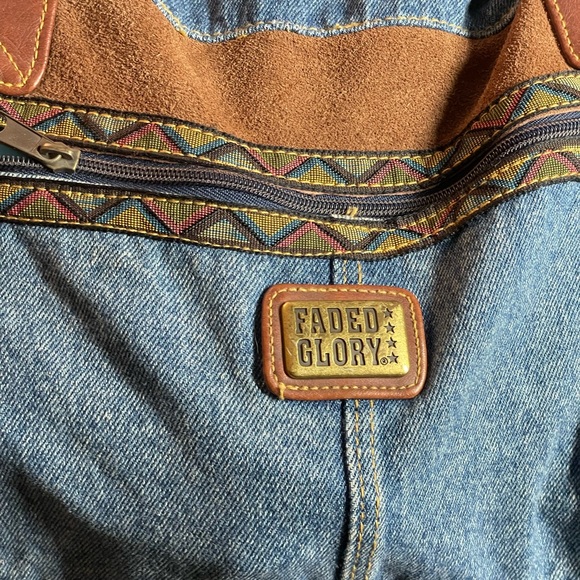 Vintage Faded Flory Denim Duffel - Picture 3 of 3